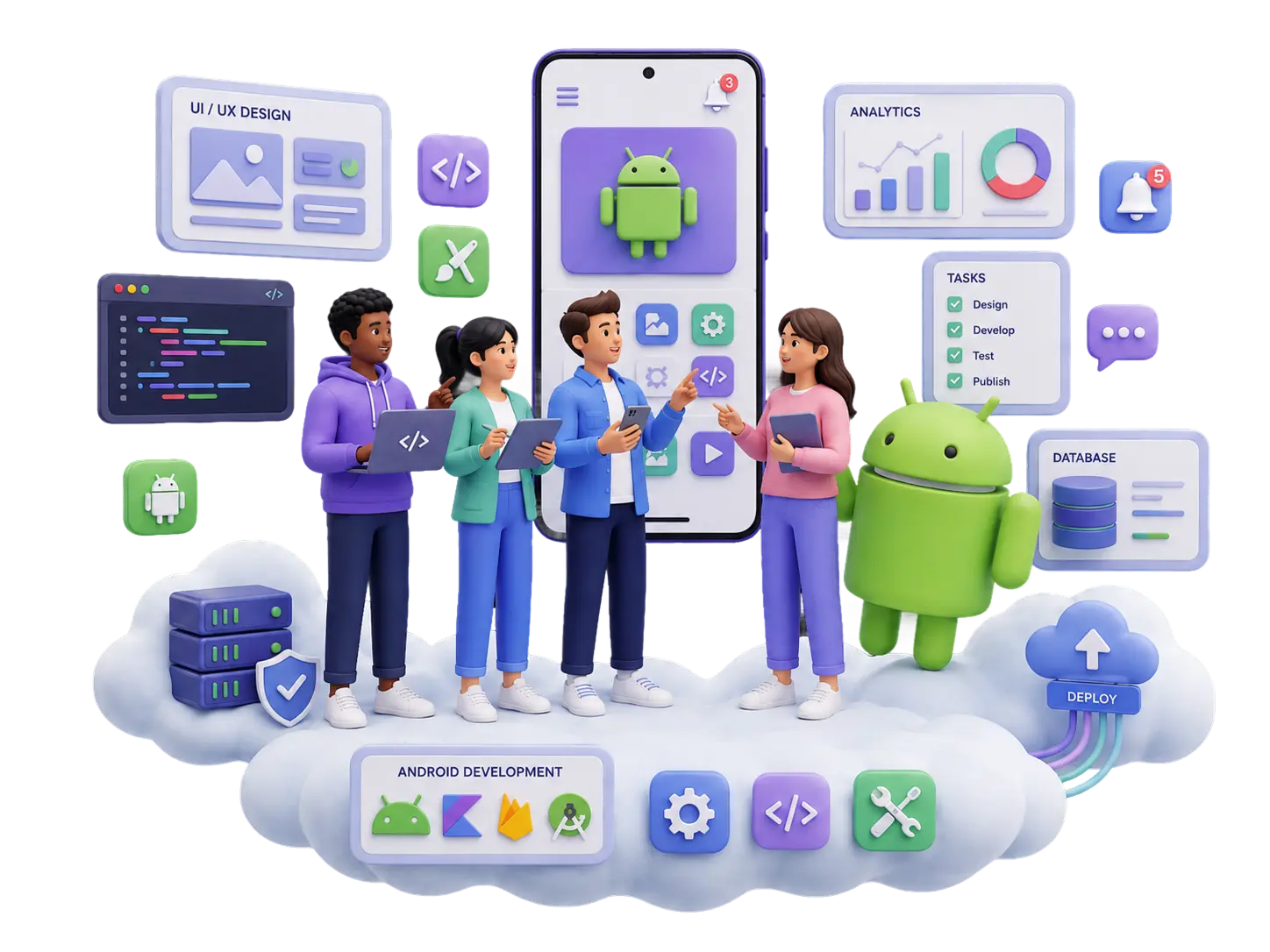 Hire android app