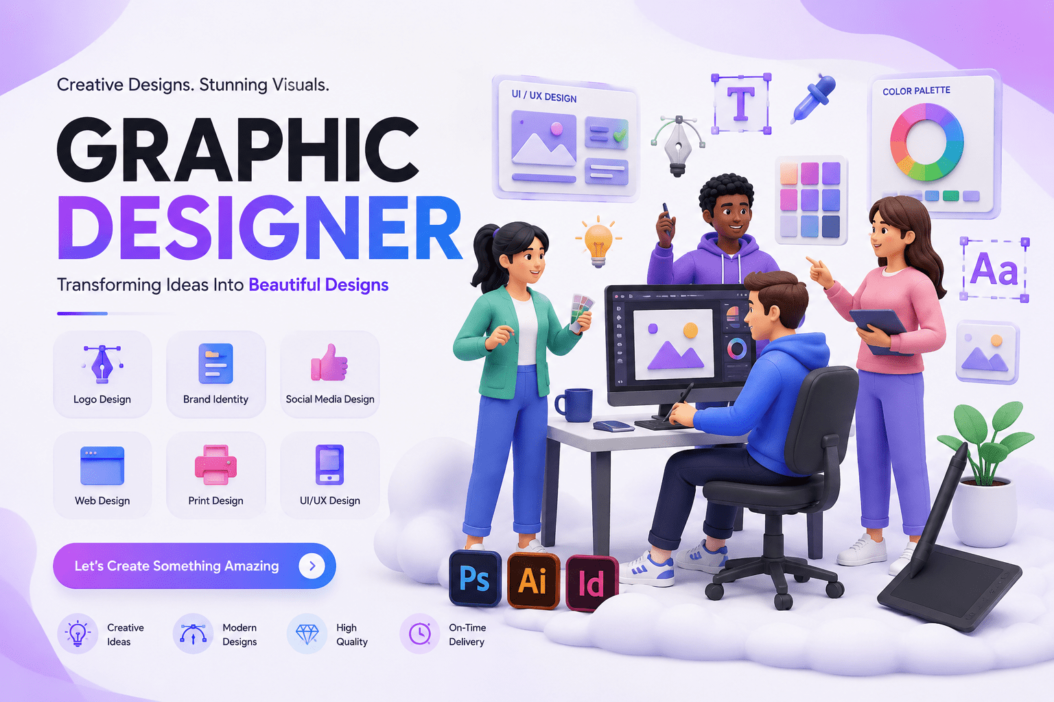 hire graphic designer in California