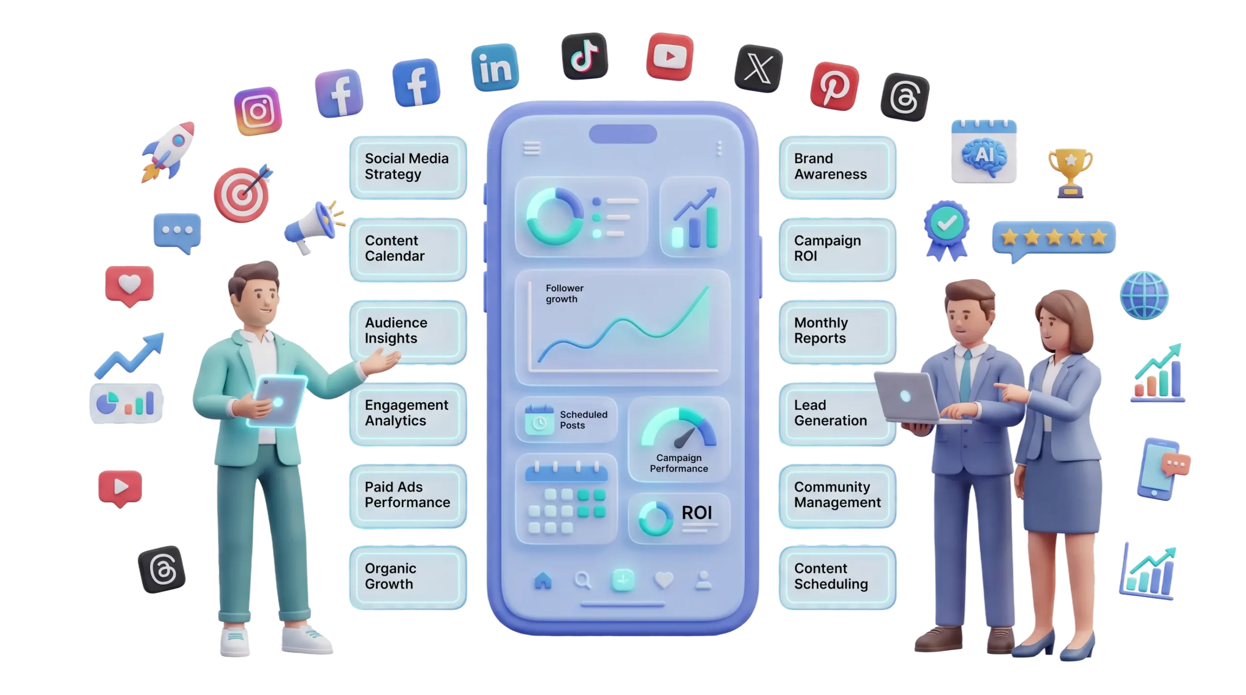 Social media marketing services