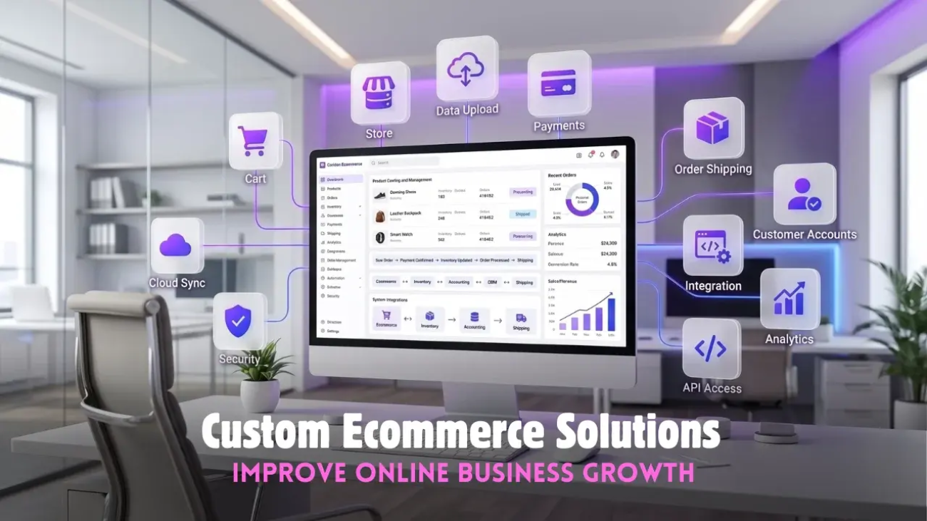 How Custom Ecommerce Solutions Improve Online Business Growth