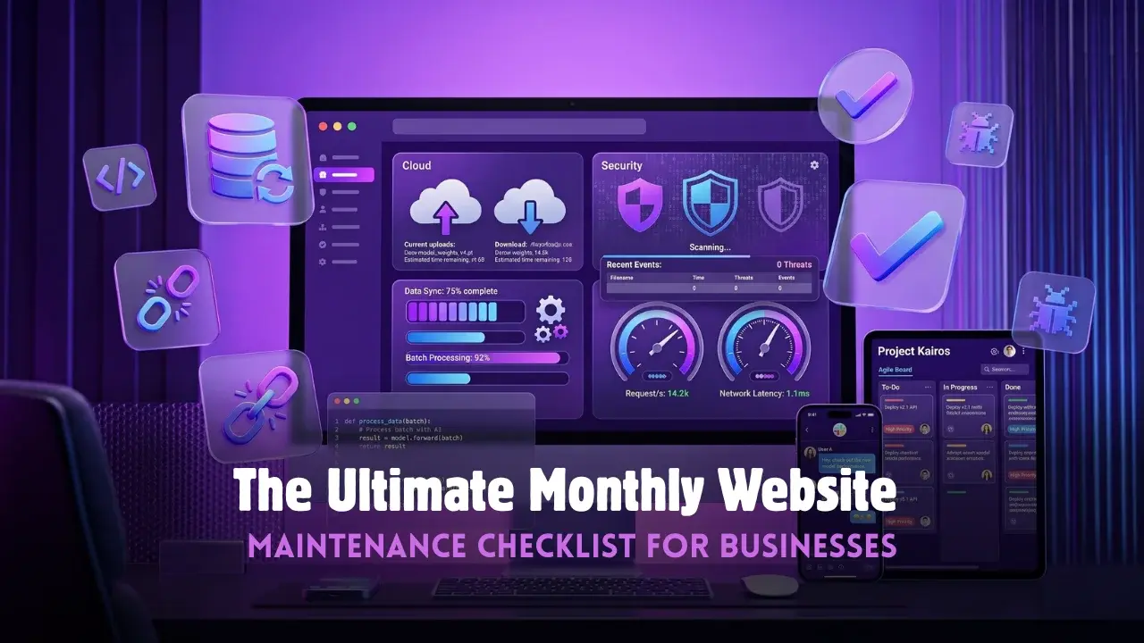 Monthly Website Maintenance Checklist for Businesses